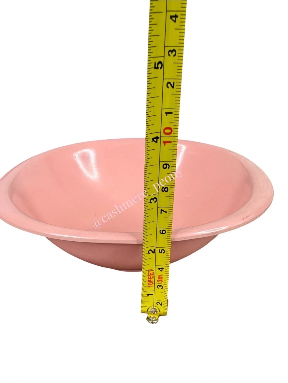 3 VTG BOONTONWARE MELAMINE LIGHT PINK CEREAL BOWLS 5 3/4'' DIAMETER 1307-12 USA